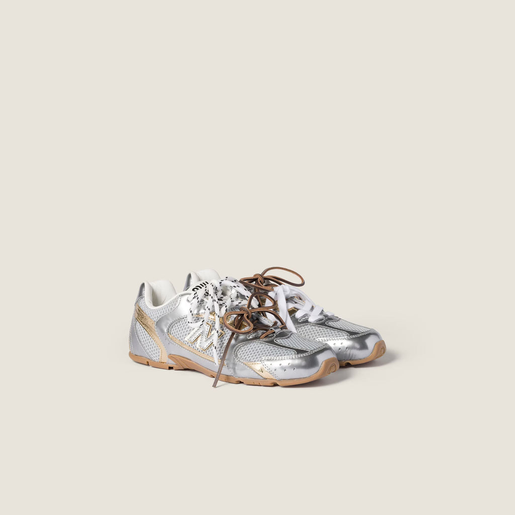 530 SL Runner – Leather and Mesh Metallic Edition