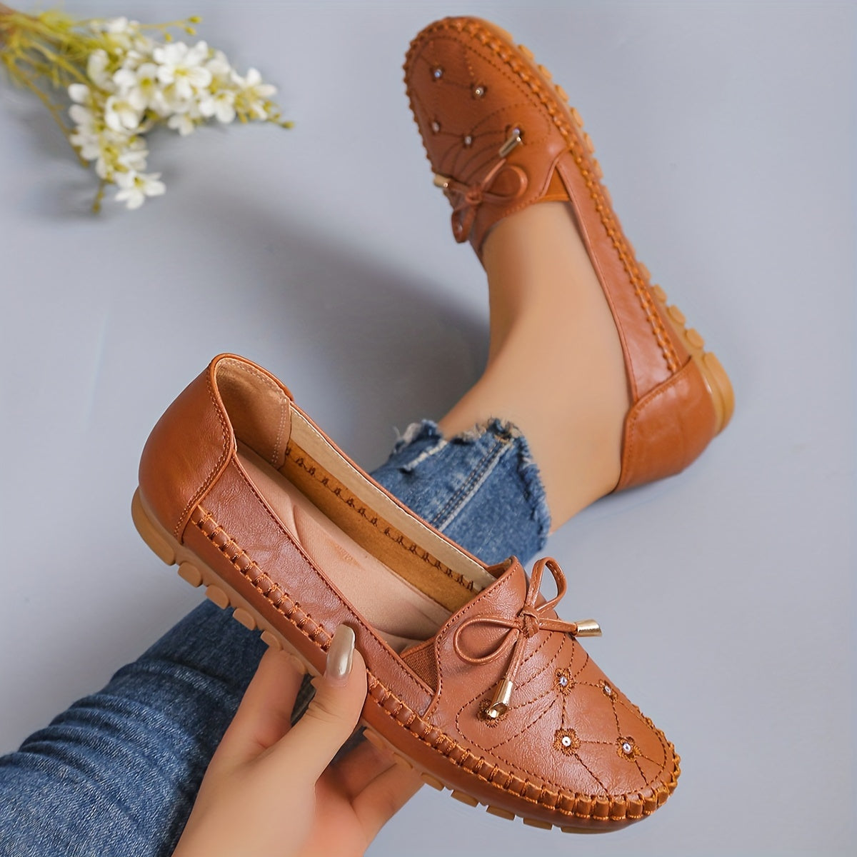 Sonia™ – Le mocassin pour pieds sensibles