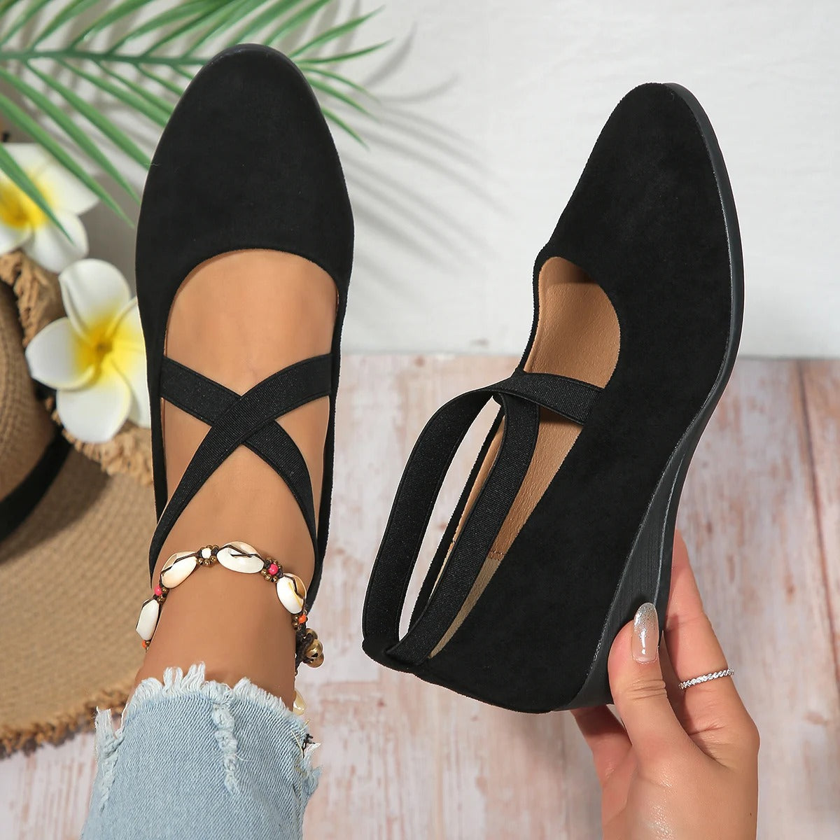 Chaussures compensées – Élégantes, stables et ultra confort